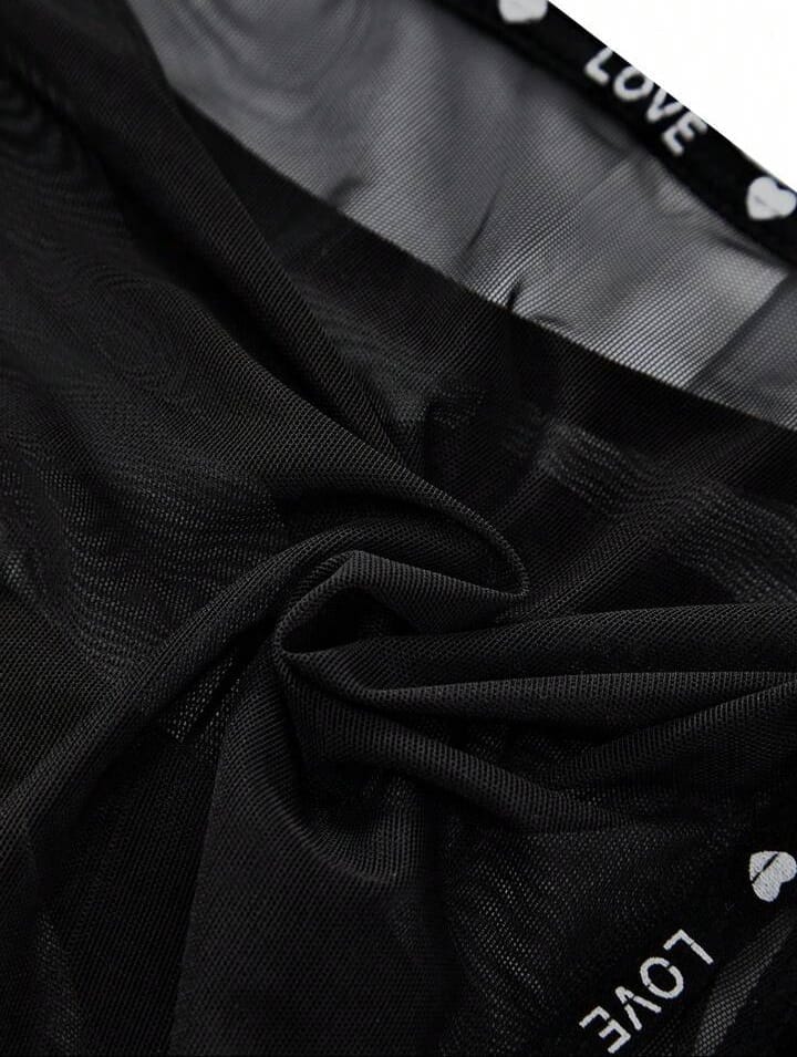 Shadow Love Mesh Brief